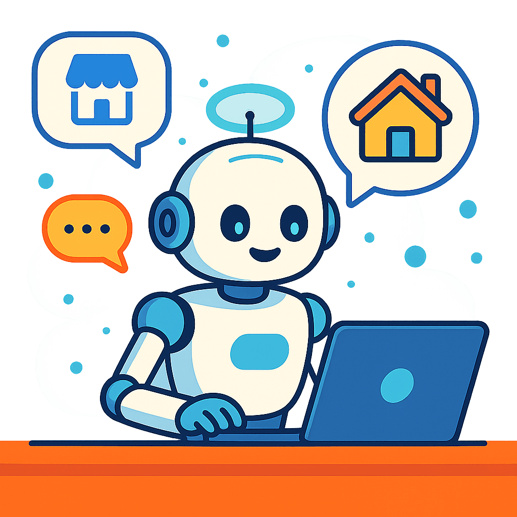 AI automation architecture diagram showing orchestrator, browser worker, reply engine, and send gate components